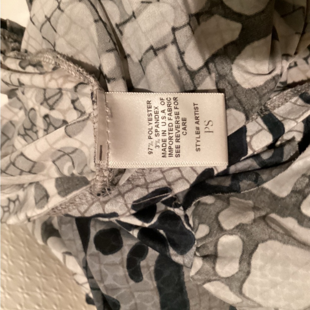 Laura Max Animal Print Ruffle Blouse - Picture 14 of 14